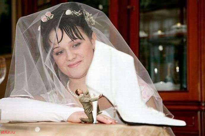 Ужасные свадебные снимки