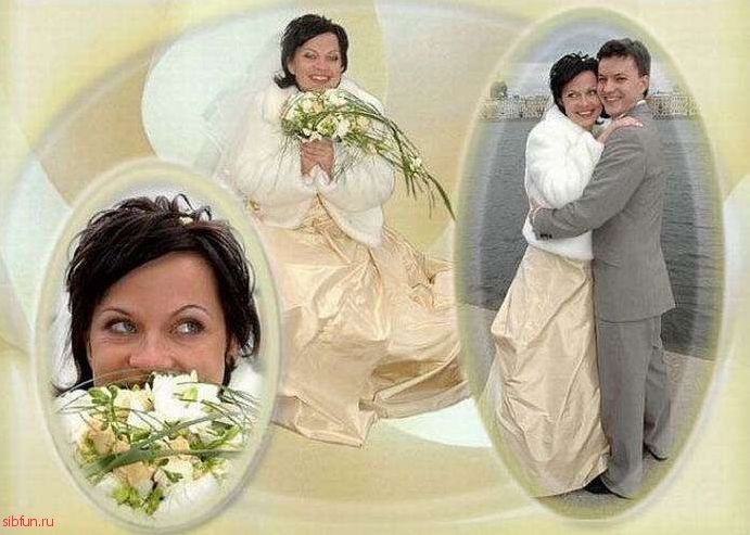 Ужасные свадебные снимки