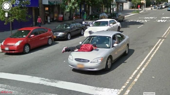 20 шокирующих фото от Google Maps