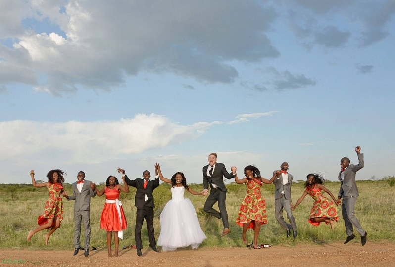 Свадьба на слонах. Фоторепортаж из Зимбабве