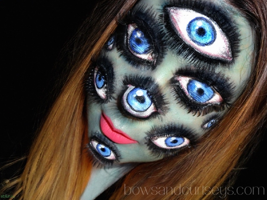 Самые сумасшедшие идеи для макияжа на Хэллоуин, которые я видел