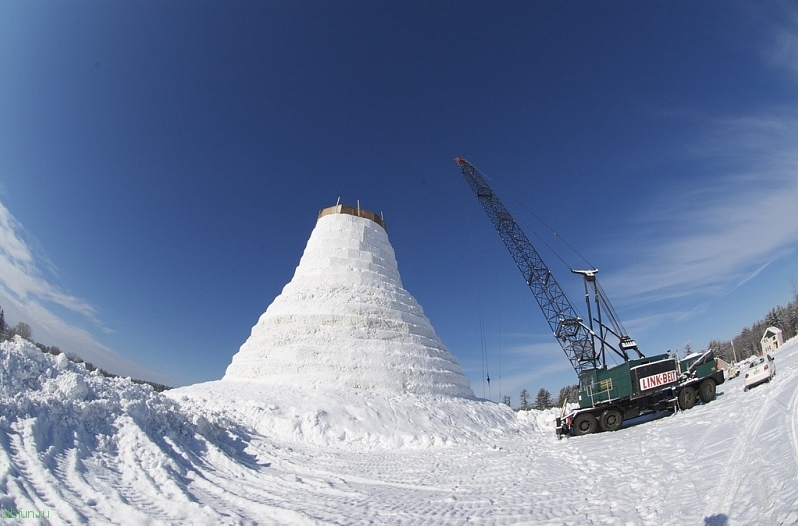 Самый большой снеговик в мире