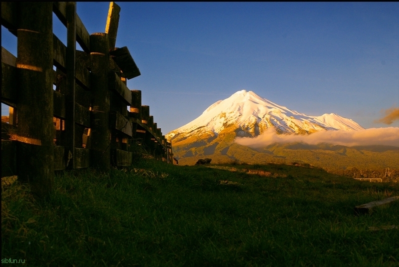 Гора Таранаки - вулкан в Новой Зеландии