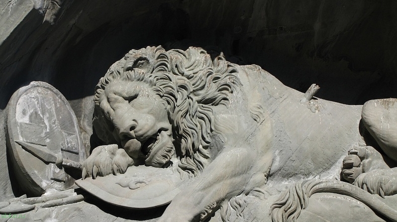 Умирающий лев в Люцерне