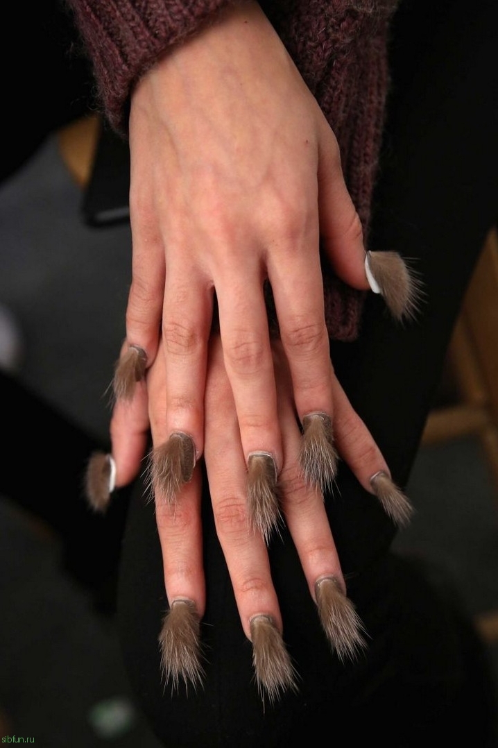 Сумасшедший модный тренд: пушистые ногти