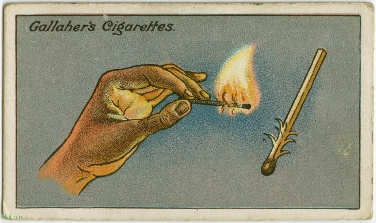 16 полезных советов с сигаретных карточек из 1900-х