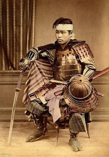 Последние цветные фотографии настоящих самураев и их куртизанок