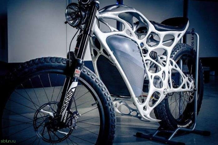 В Германии начался прием заказов на напечатанный на 3D-принтере электроцикл Light Rider
