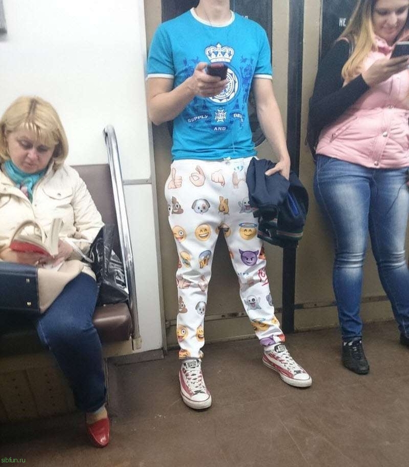 Модные чудаки из метро