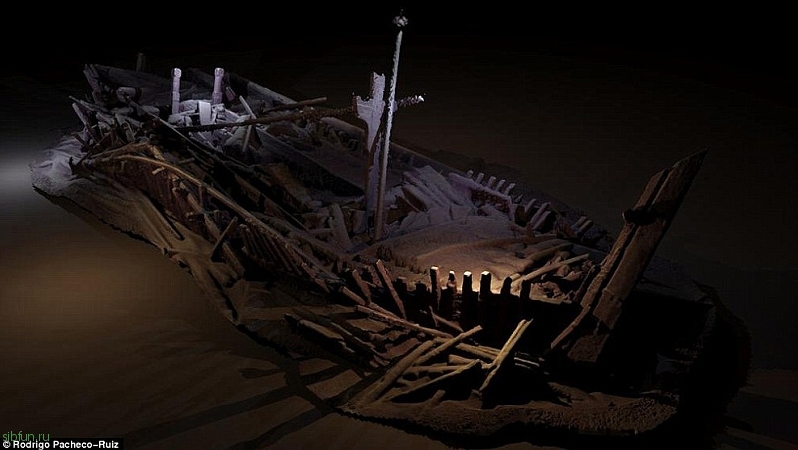 Кладбище древних кораблей на дне Черного моря