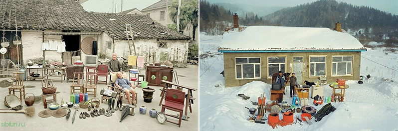 Фотограф из Китая делает снимки небогатых семей и всего их имущества