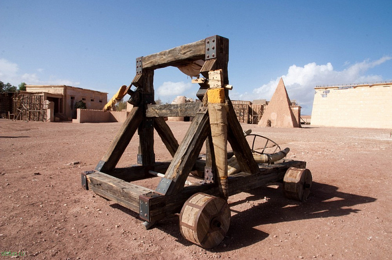 Заброшенные декорации для фильмов в Марокко