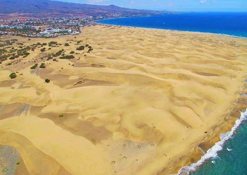 Дюны Маспаломас – движущиеся горы песка на Канарских островах