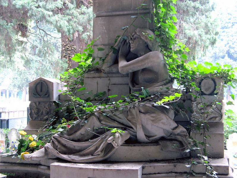 Знаменитое кладбище Стальено в Генуе