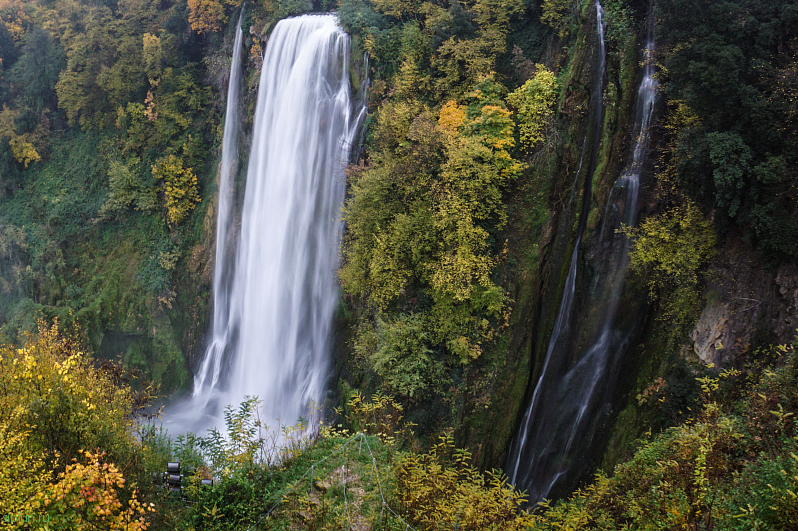 Водопад Мармор в Италии – самый высокий искусственный водопад в мире