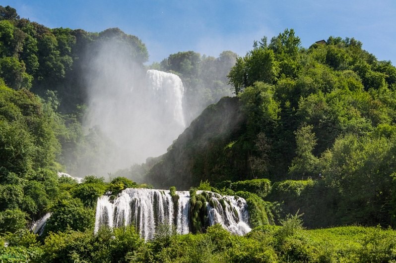 Водопад Мармор в Италии – самый высокий искусственный водопад в мире