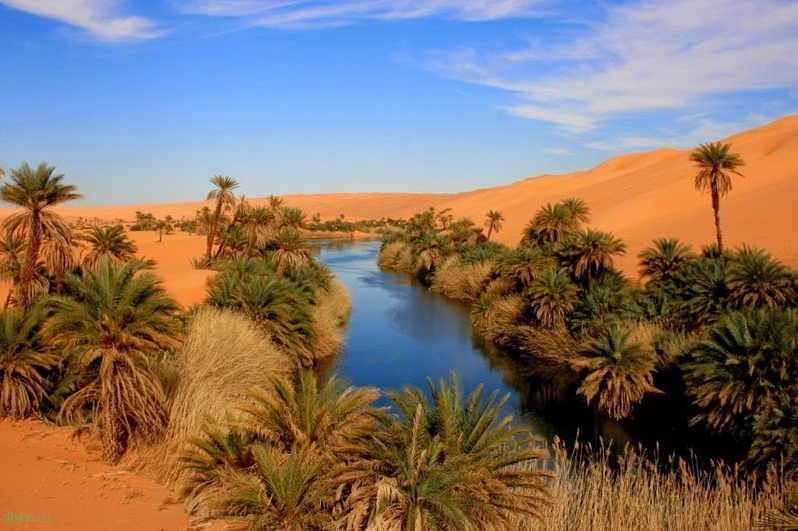 Солёные озёра Убари – удивительные оазисы посреди огромной Сахары