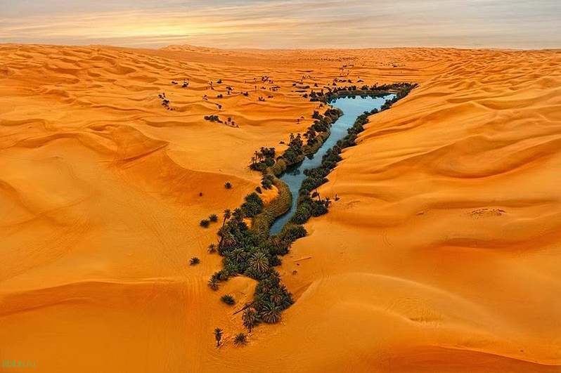 Солёные озёра Убари – удивительные оазисы посреди огромной Сахары