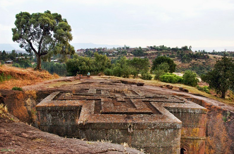 Уникальные монолитные церкви в горах Эфиопии