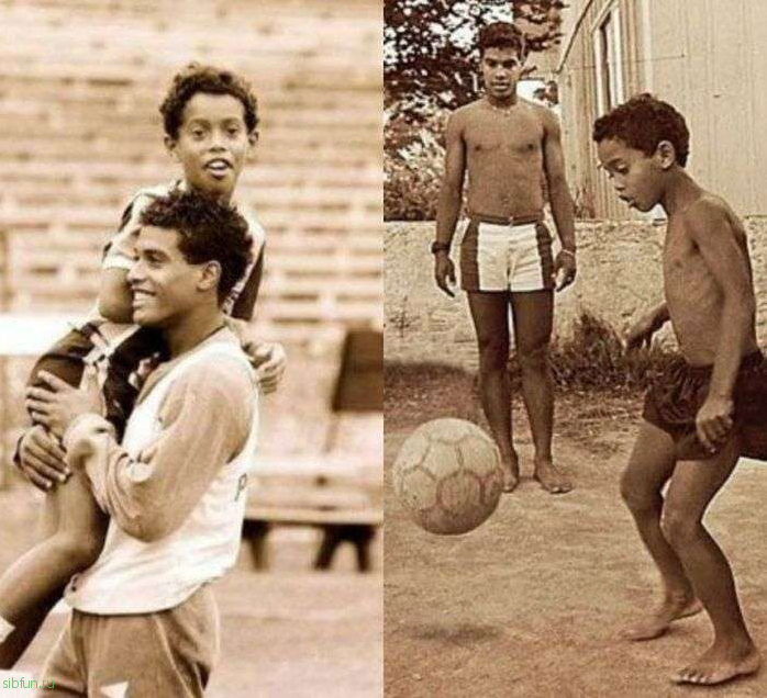 Фтографии известных футболистов в детстве