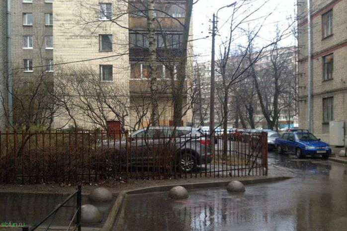 Как житель Санкт-Петербурга обозначил «свое» место парковки