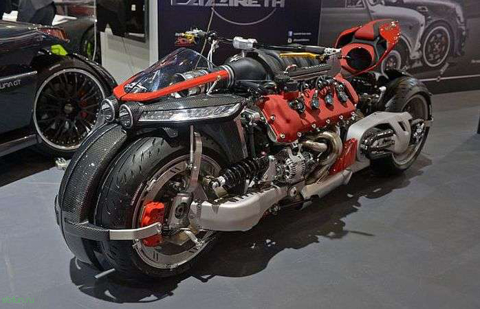 Сверхмощный мотоцикл Lazareth LM487
