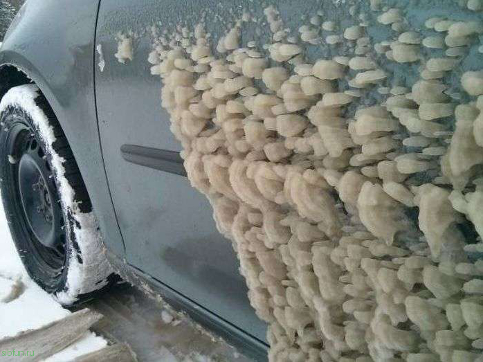 Замерзшие машины