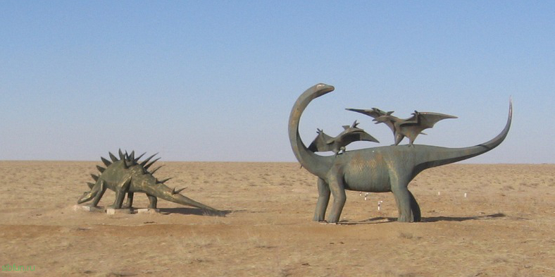 Город Эрэн-Хото во Внутренней Монголии - огромное кладбище динозавров