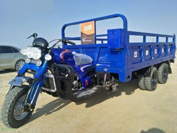 Китайская альтернатива грузовикам - мотоциклы-самосвалы