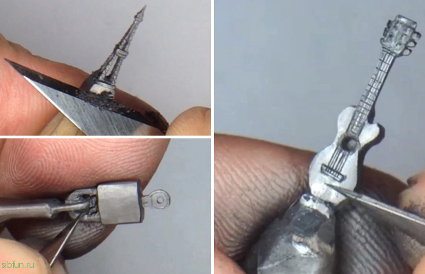 Художник, который создаёт впечатляющие миниатюрные скульптуры на кончиках карандашей