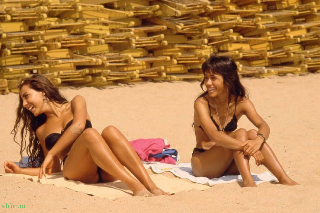Пляжная жизнь 1980-х годов 