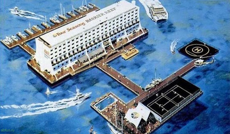 Первый в мире плавучий отель превратился в развалину | Австралия, Северная Корея