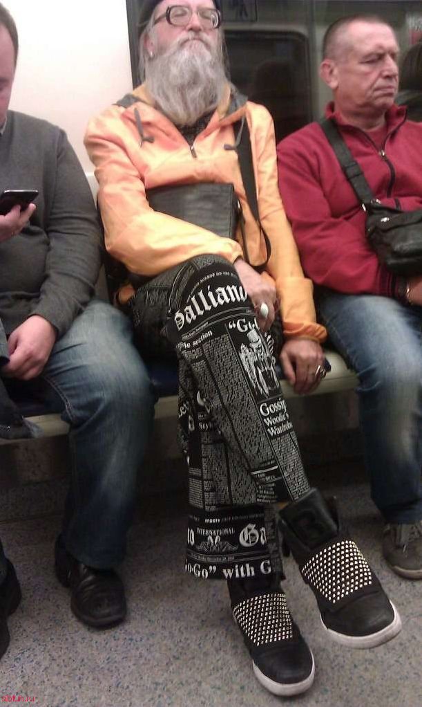Смешные люди в метро