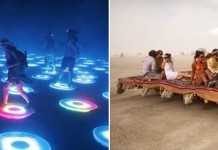 Отжечь в пустыне Невады на фестивале «Горящий человек»