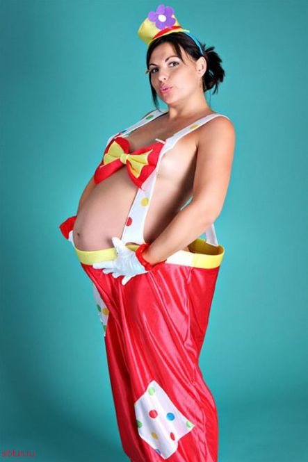 30 очень странных фотографий беременных
