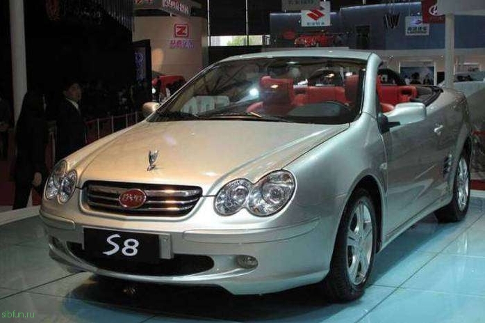 Китайские копии популярных зарубежных авто
