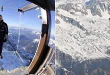 Во Французских Альпах открывается стеклянная площадка «Шаг в пустоту»