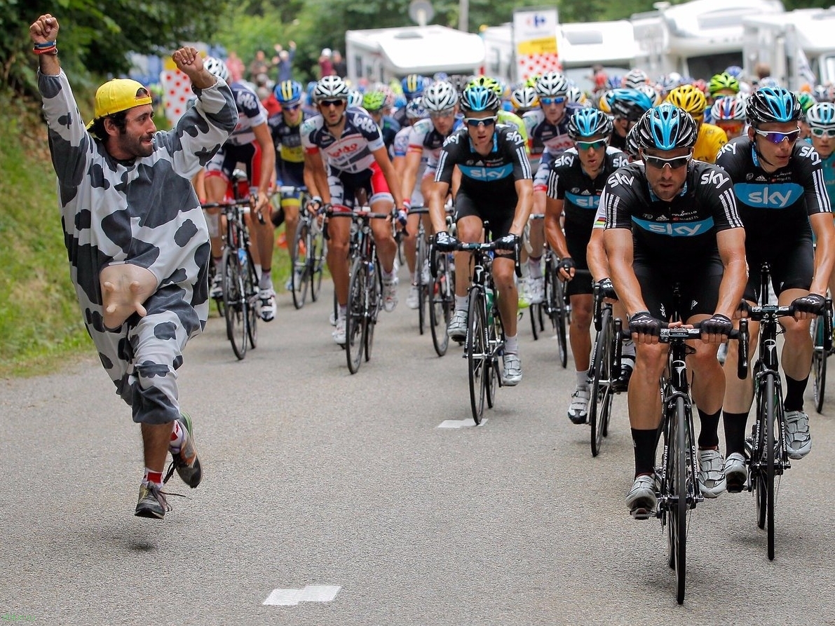 17 сумасшедших поклонников Tour de France