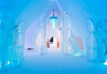 Hotel de Glace — первый отель изо льда в Северной Америке