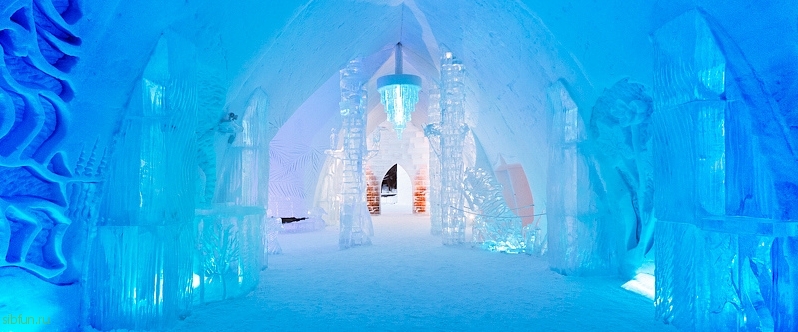 Hotel de Glace - первый отель изо льда в Северной Америке