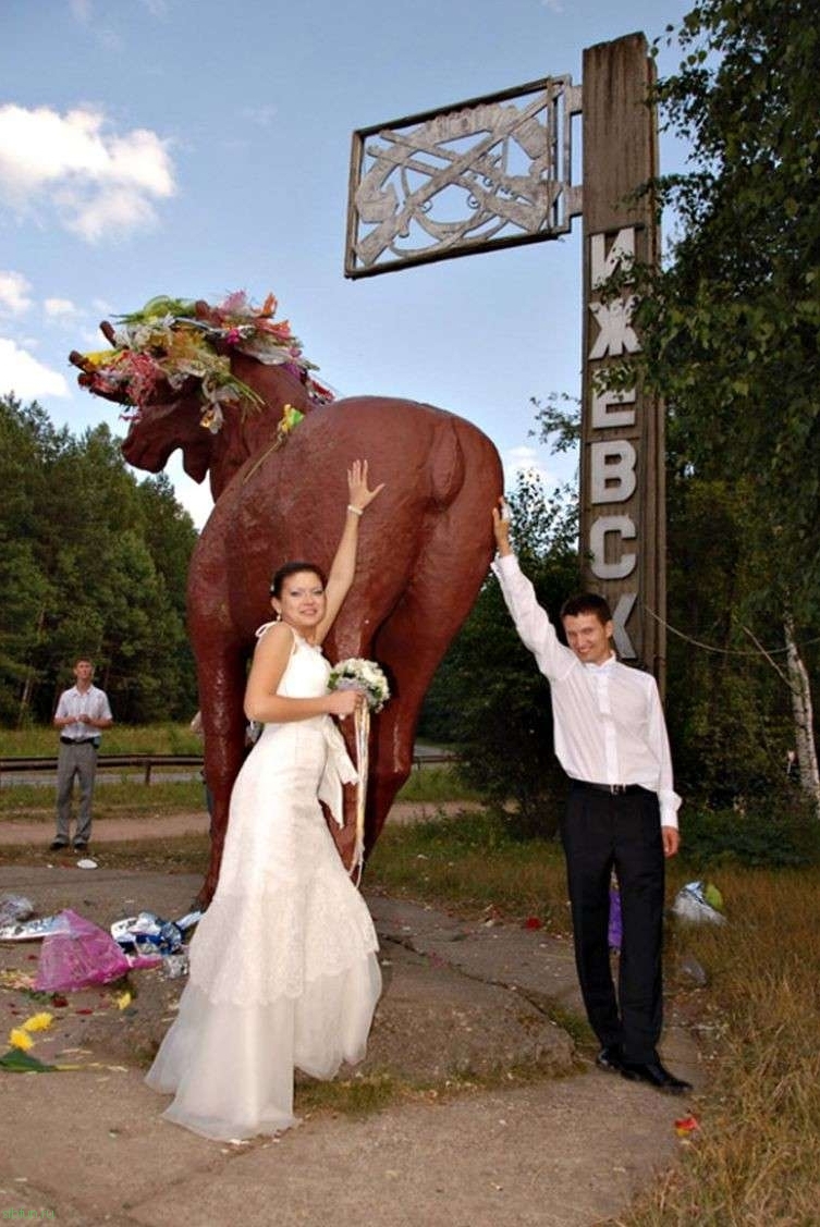 Безумные свадебные снимки