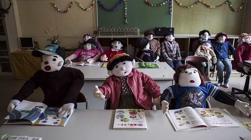 Деревня кукол в Японии