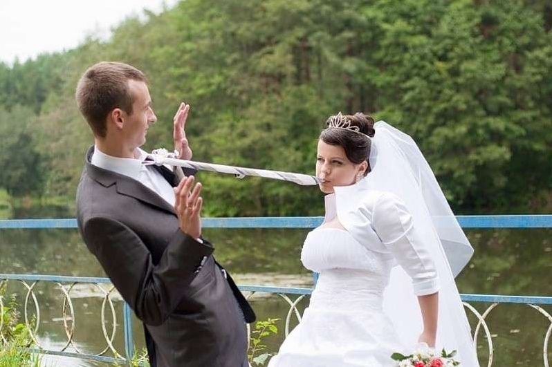 Безумные свадебные снимки