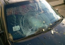 Хулиганы разбили машину двумя кочанами капусты