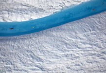 Голубая река в Гренландии и Ледник Петермана