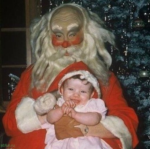 20 страшных Санта-Клаусов, к которым нельзя подпускать детей