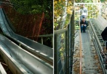 Итальянец создал настоящий парк аттракционов в лесу