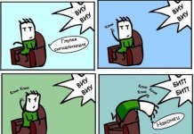 Смешные комиксы