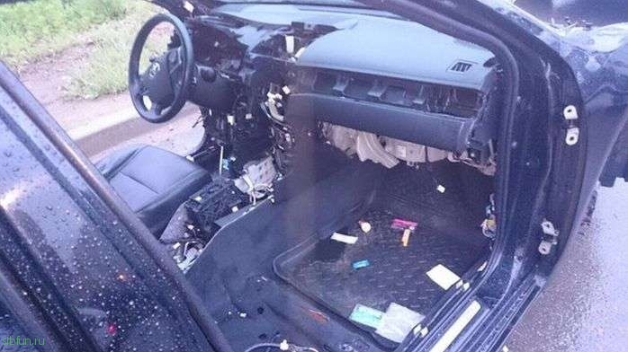 В Хабаровске неизвестные за нескольких часов практически полностью разобрали автомобиль