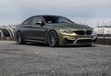 Золотой BMW M4 в исполнении Zito Wheels